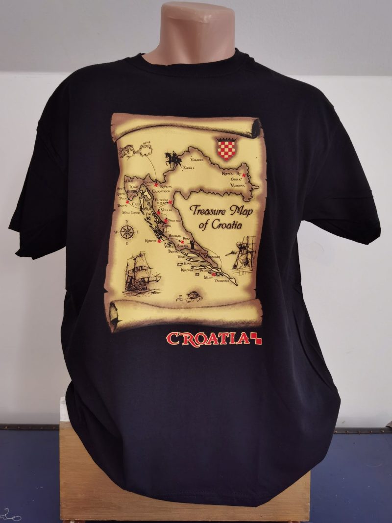 TREASURE MAP OF CROATIA MAJICA