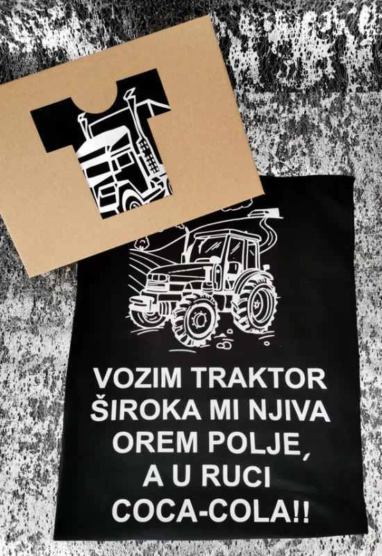 VOZIM TRAKTOR ŠIROKA MI NJIVA MAJICA